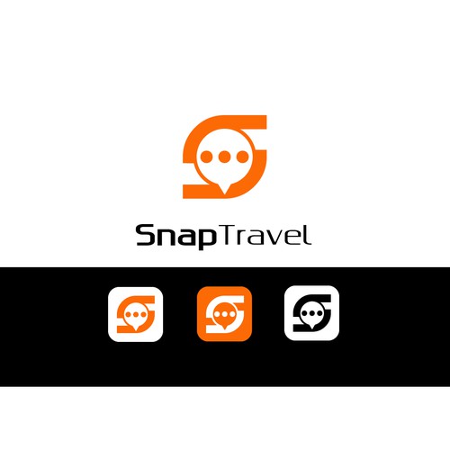 Logo concept for web travel agency