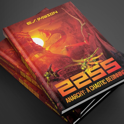 2255 Fantasy/SCI-FI book cover design