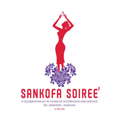 Logo design for Sankofa Soiree'