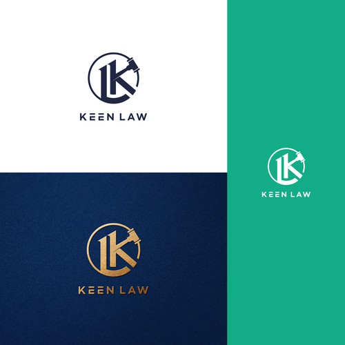 Keen Law Logo Design