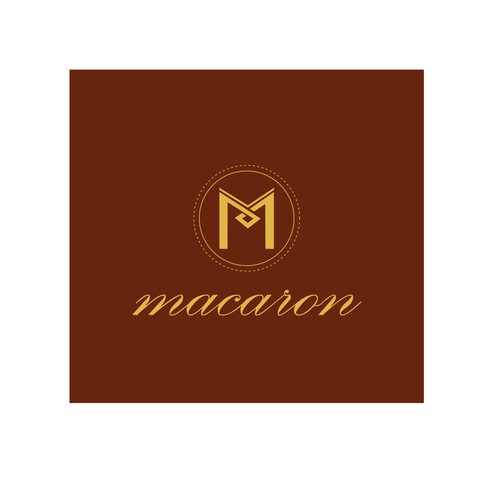 Elegant and retro confectionery logo