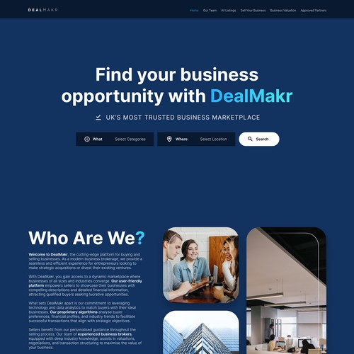 Landing Page Design