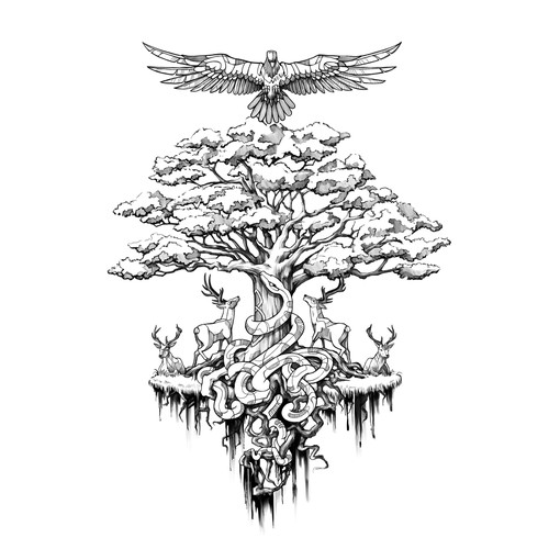 Yggdrasil Tree tattoo