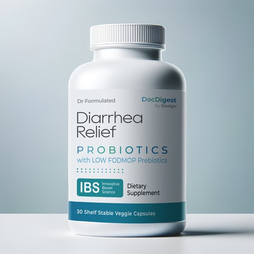 Probiotics Supplements Packaging Design