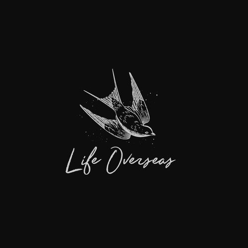 Line art logo for Life Overseas
