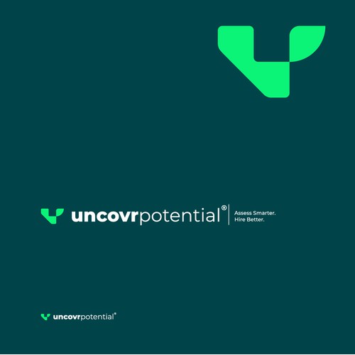 Bold logo for uncovr potential