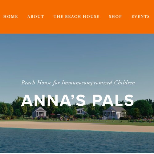 Non-Profit Website for Immunocompromised Children 