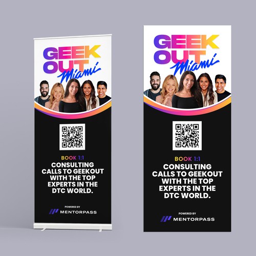 mentorpass roll up banner