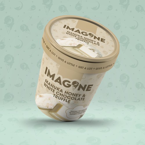 Packaging for Ice Cream Brand with a Purpose