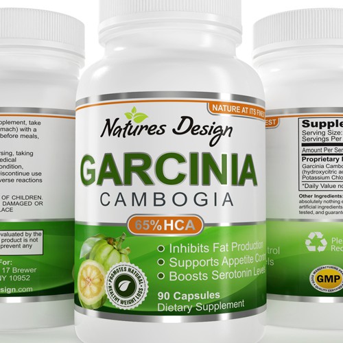 Design label for major health supplement company