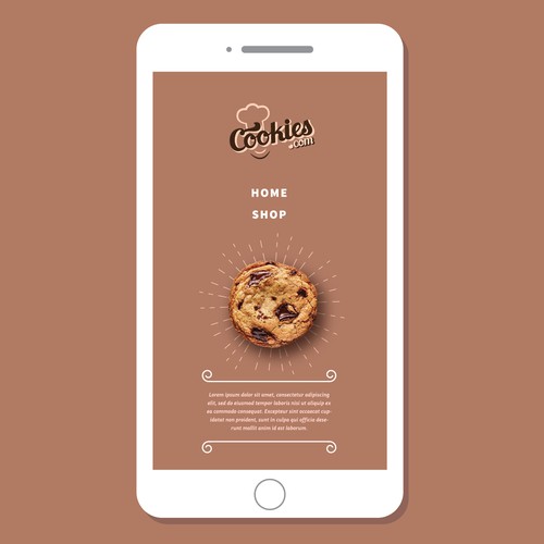 Logo design for a online cookie shop