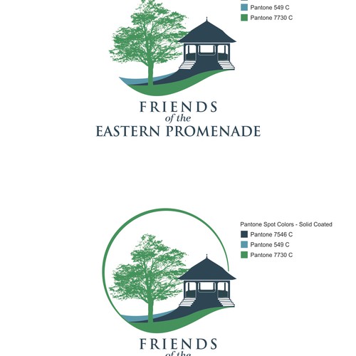 Create a logo for Friends of the Eastern Promenade