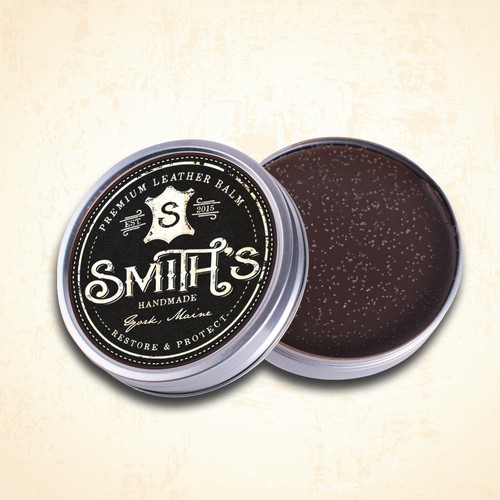 Logo design for Smith's - Premium Leather Balm