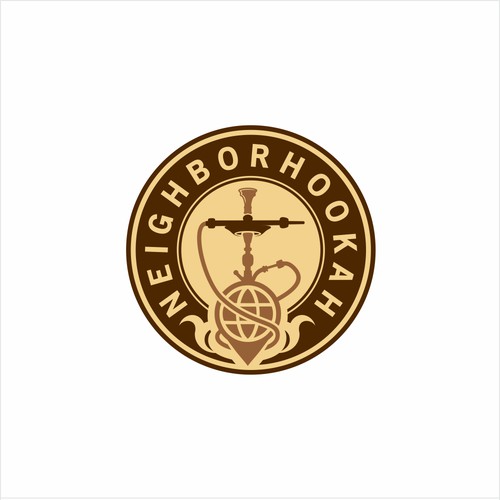 Bold logo for neighborhookah