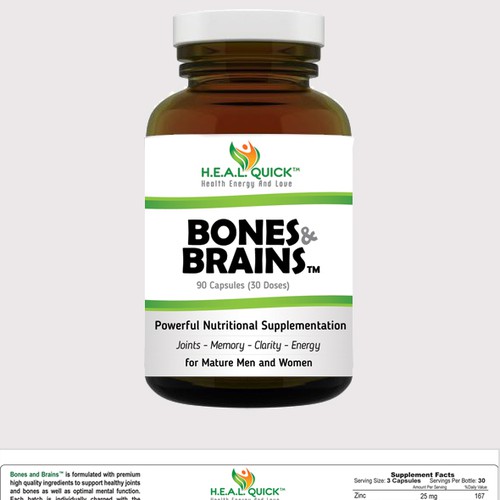 Bone and Brains label