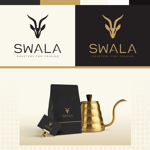 Logo concept for Specialty coffee roastery in Qatar