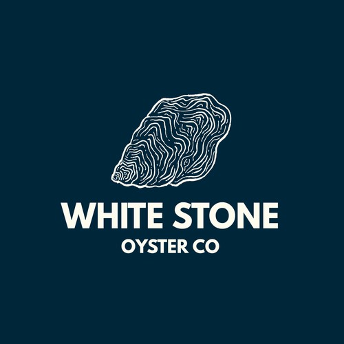 Hand drawn logo for oyster company