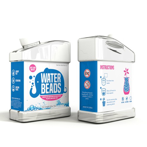 Fresh modern design for popular retail item - Water beads 