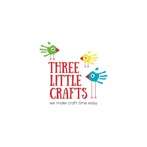 Three Little Crafts is the next big event in the world of kids crafts. Make our logo!