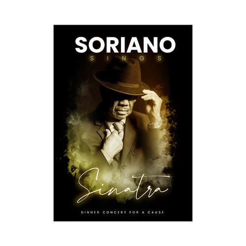 Poster Concert " Soriano Sings Sinatra "