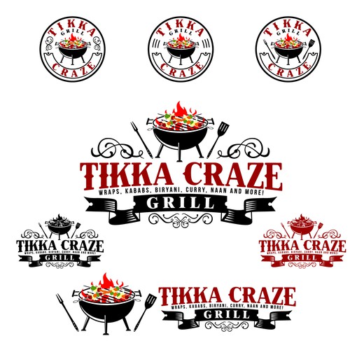 Logo for Tikka Craze Grill
