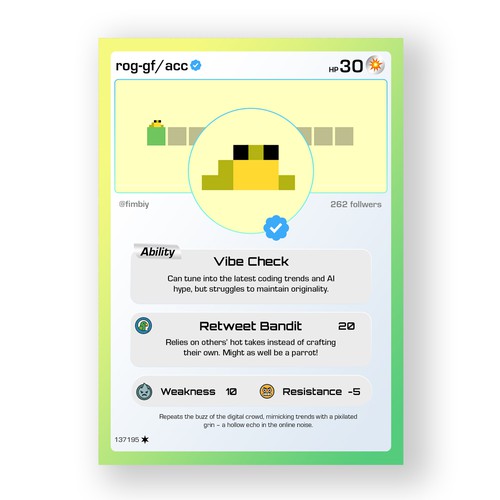 Digital Tradingcard Design