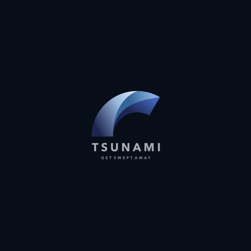 Bold logo for tsunami