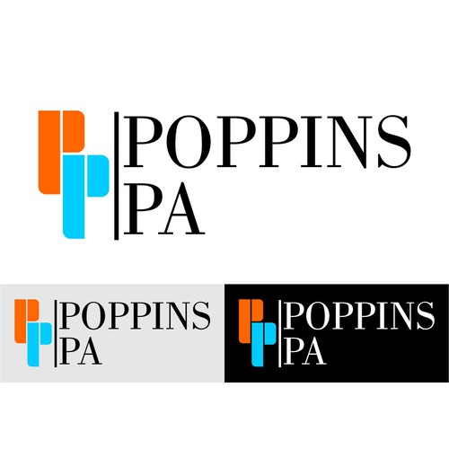 Create a professional logo for virtual business - Poppins PA