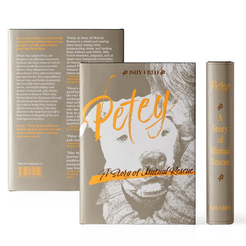 Book Cover design for Petey