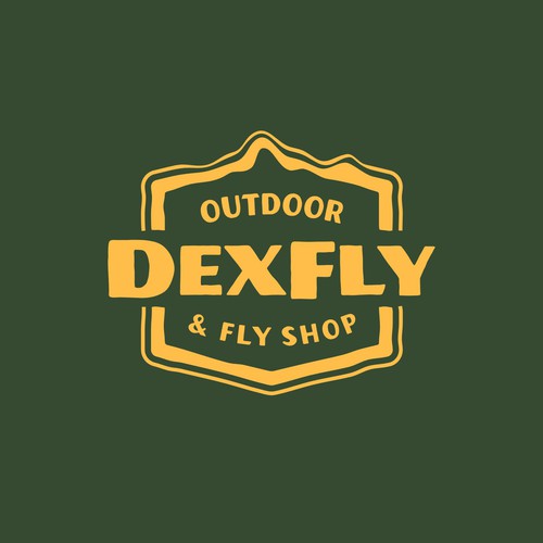 Strong Logo for Brick and Mortar Fly Shop and Retail Outdoor Clothing