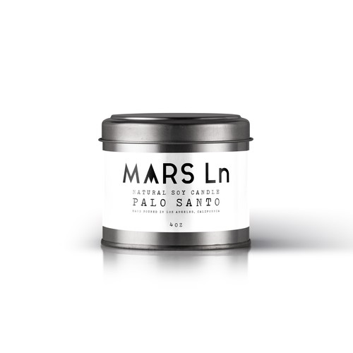 MARS Ln. identity & candle label design