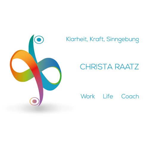 Aus 3 mach 1. Logo for work-life coaching. Make one logo out of 3.