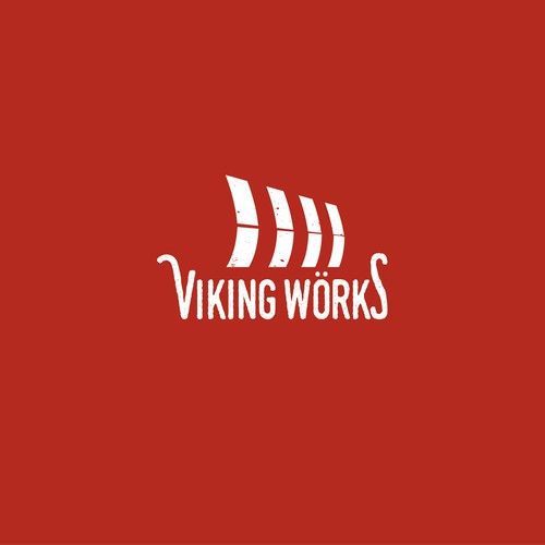 Viking themed logo for video production company