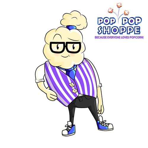 Pop Pop Shoppe Mascot Design