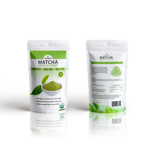 Matcha Green Tea Powder Packaging