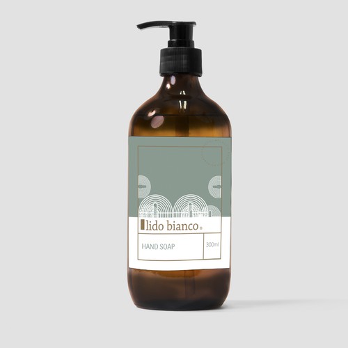  clean/organic packaging design for soap dispenser