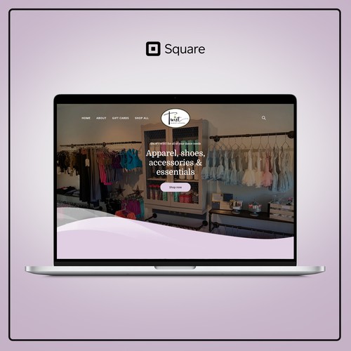 Fluid design for online store