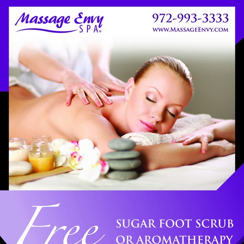 Create an ad for Massage Envy Spa