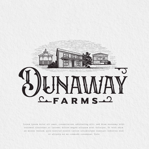 Logo design for a farm