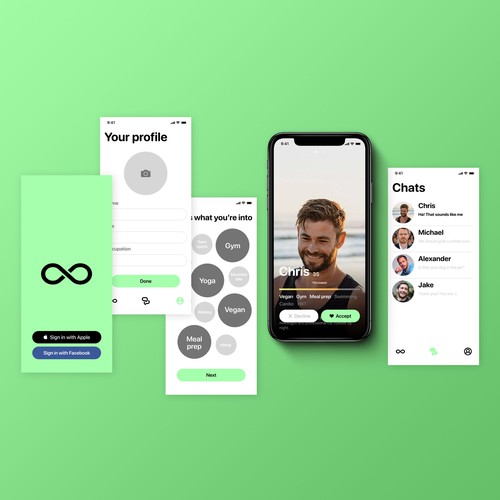 App Design for a dating app