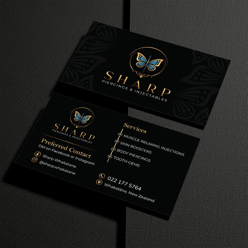 Sharp Business Card