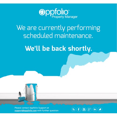 AppFolio 503 Downtime Page