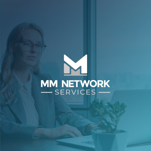 Logo design concept for MM Network Services
