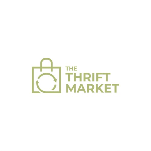 SIMPLE MODERN LOGO FOR THRIFT MARKET