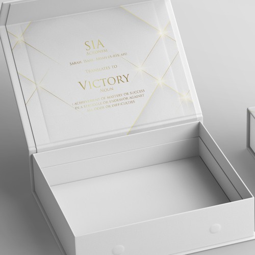 Simple, Luxurious and elegant design for hoop earrings box packaging
