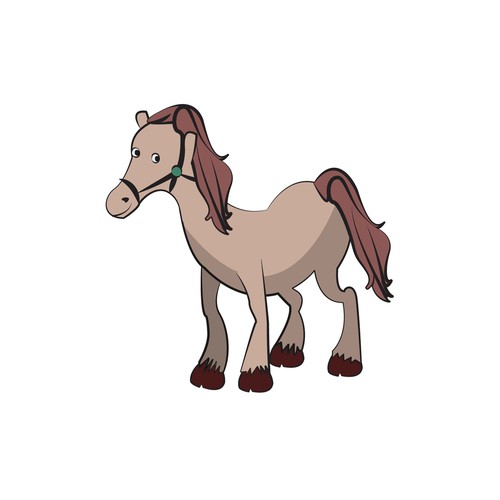 Cartoon horse