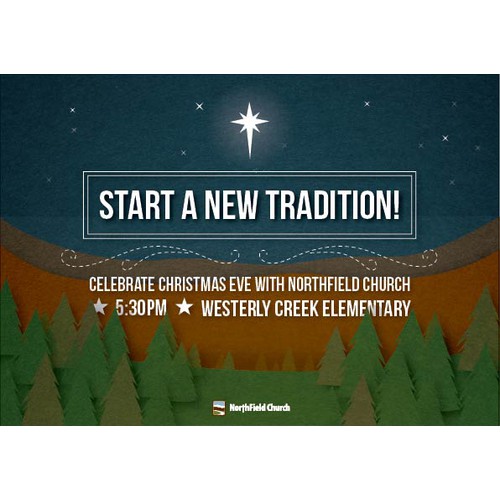 Christmas Eve Church Service Graphic