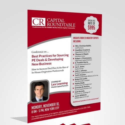 The Capital Roundtable -- Deal Sourcing Flyer