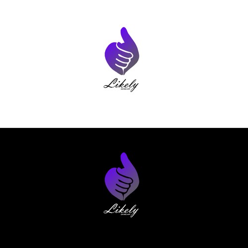 Logo concept for likely dating app