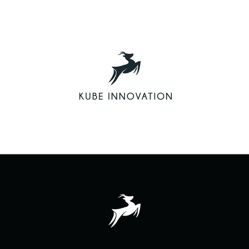 Minimalist logo for tech startup